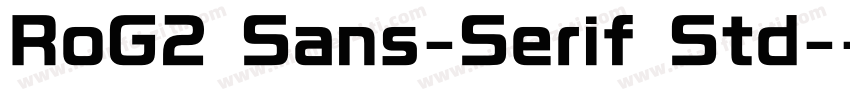 RoG2 Sans-Serif Std-字体转换